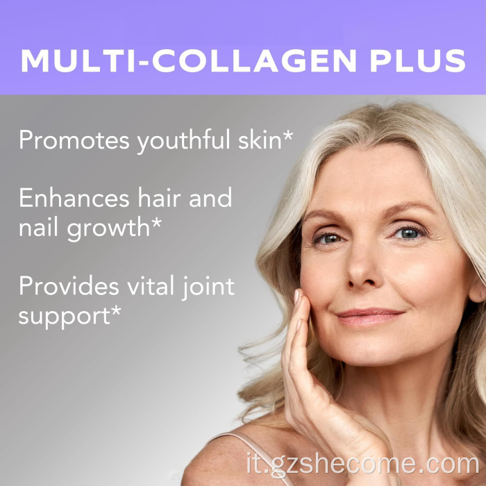 Complesso multi collagene per capelli, pelle, unghie collagene